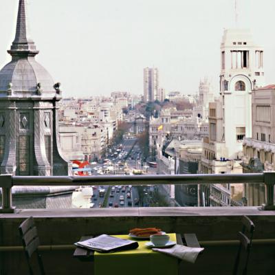 Terrace with view of Madrid