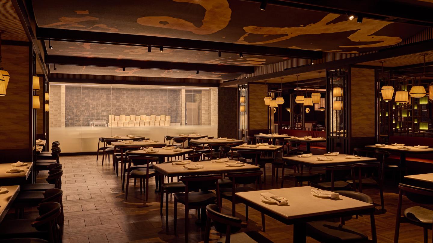 din tai fung nyc bar restaurant rockwell group design interior architecture dumpling kitchen